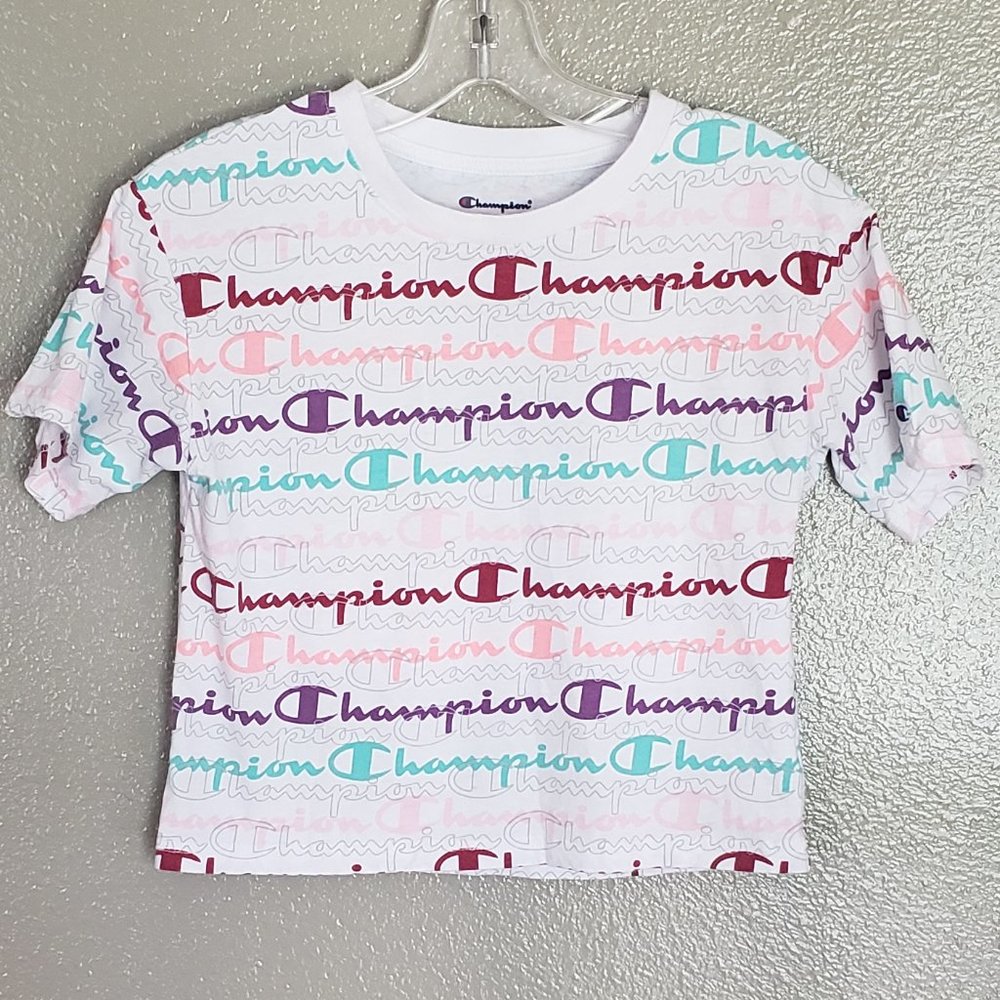CHAMPION CROP TOP Girls SIZE MEDIUM